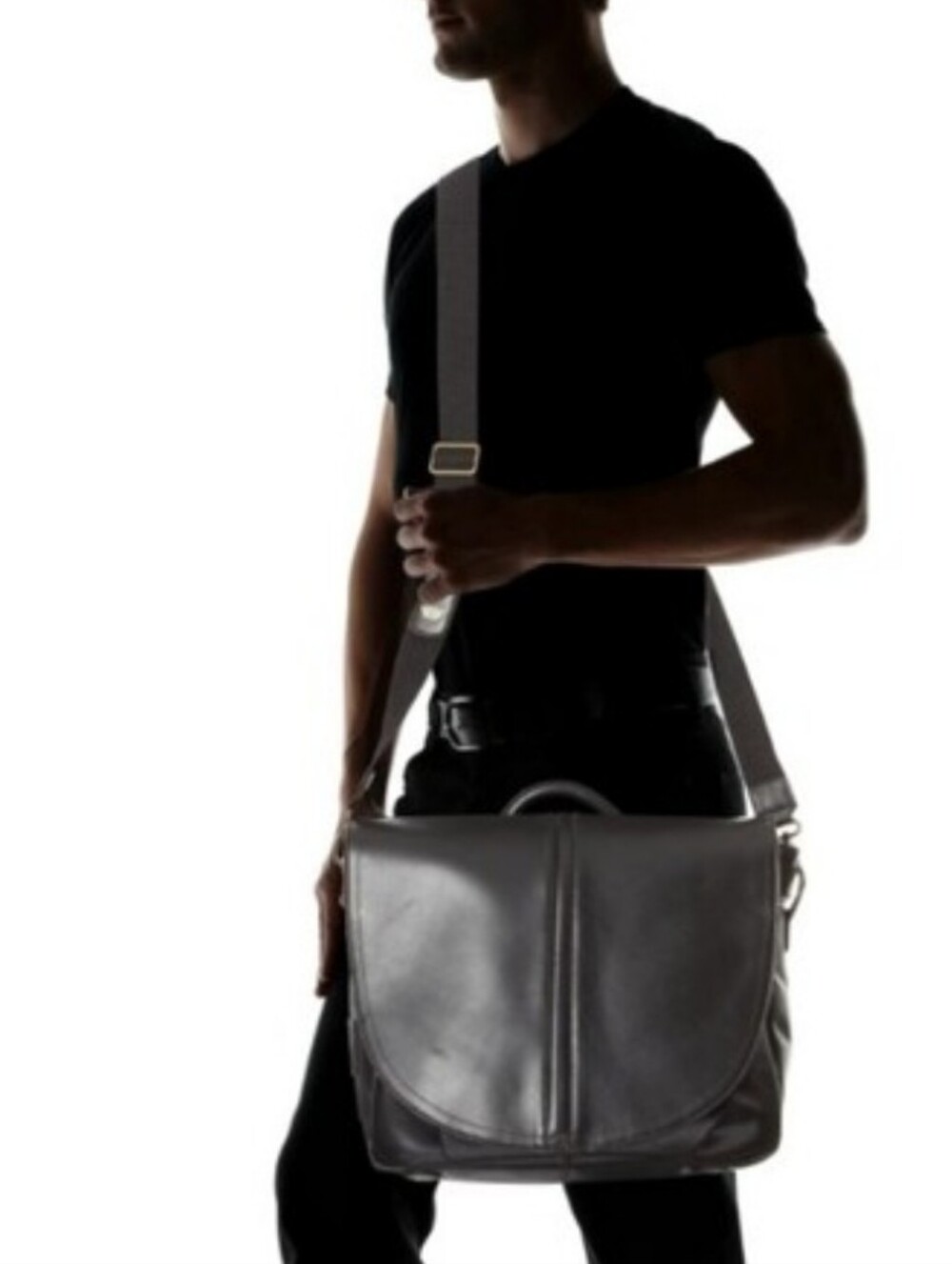 BOSCA Mail Bag Leather Messenger Weekender Carry On Laptop Business Office Work